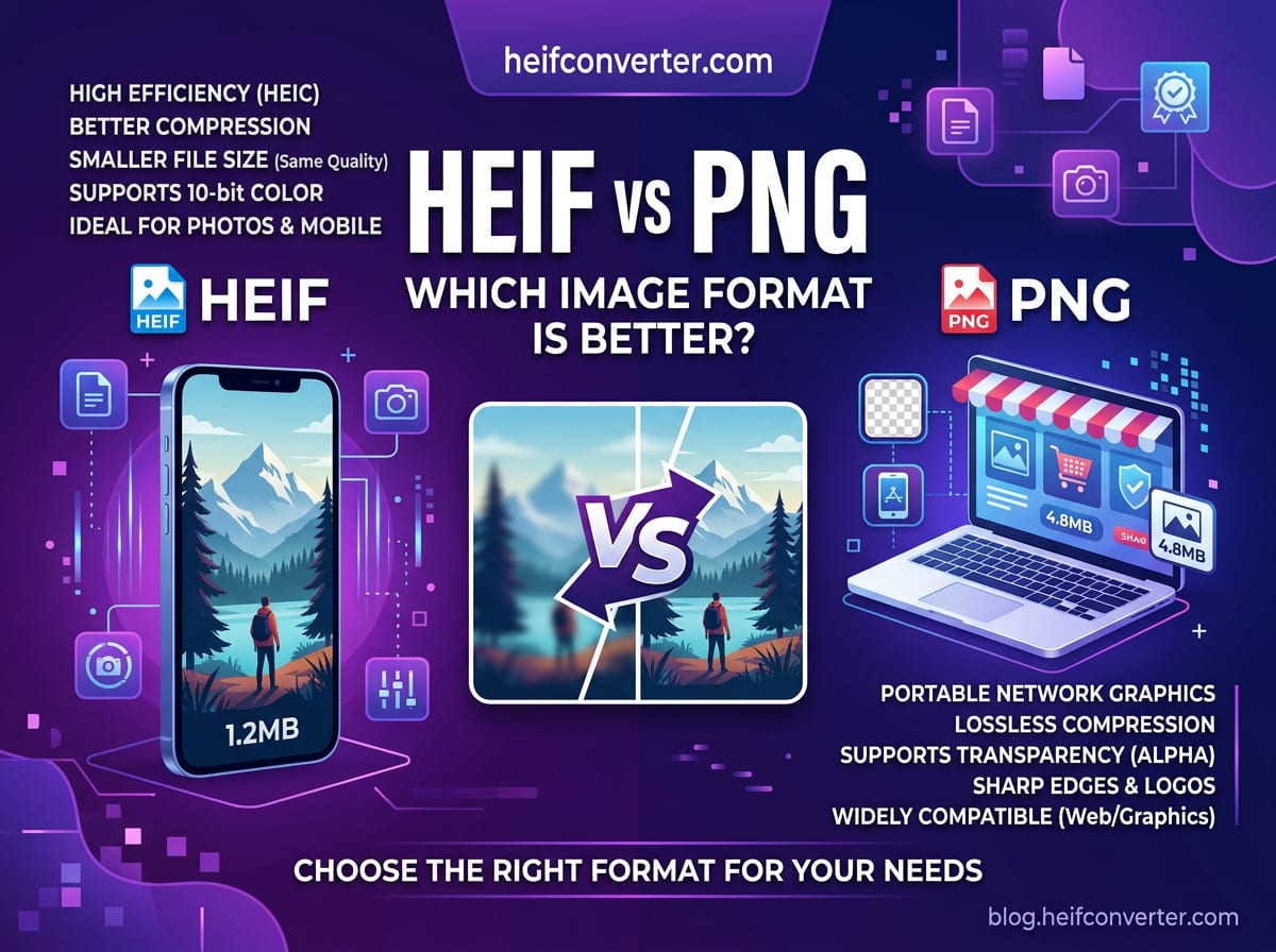 HEIF vs PNG