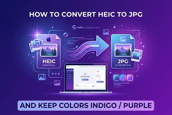 Convert HEIC to JPG