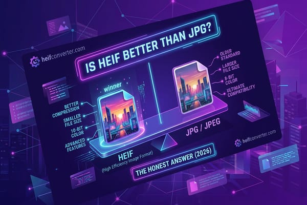 Is HEIF Better Than JPG?